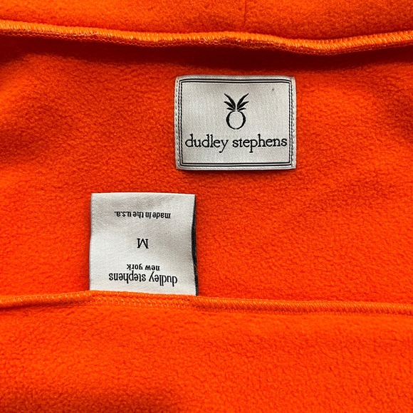 Dudley Stephens Park Slope Polar Fleece-Orange - Picture 5 of 6